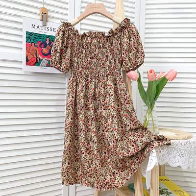 Alkalmi női ruha csónakos nyakkivágással - szabású modell