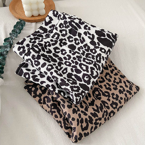 Új modell női szoknya állatmintás, magas derékkal