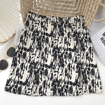 Šarena ženska suknja visokog struka-retro stil