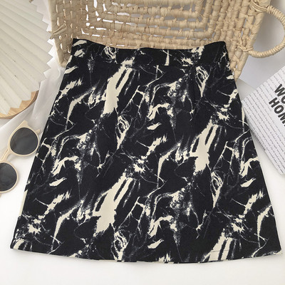 Šarena ženska suknja visokog struka-retro stil