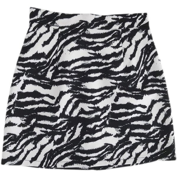 Šarena ženska suknja visokog struka-retro stil