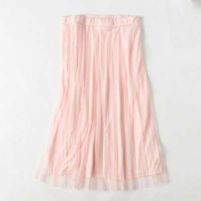 Naiste plisseeritud tülliga seelik