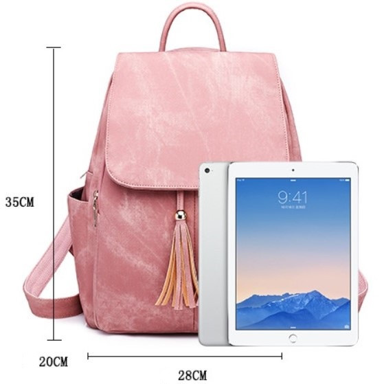 Дамска чанта - раница +висящо портмоне Blue