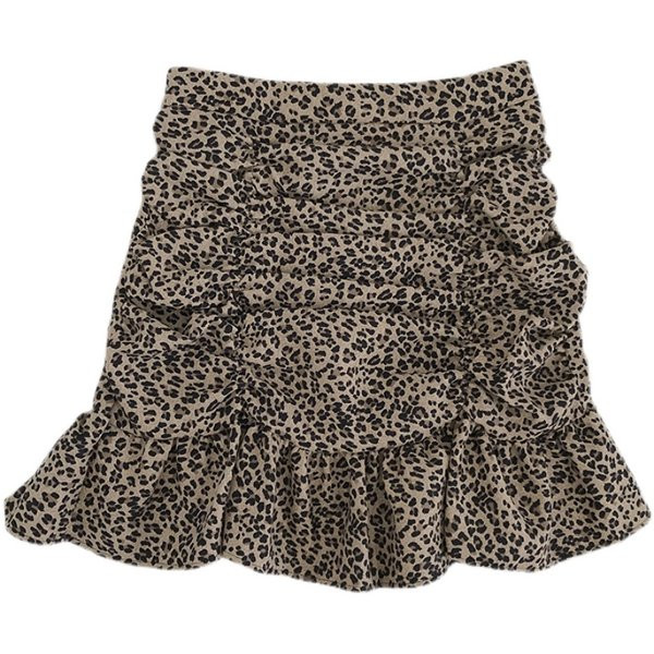 Rövid női szoknya állatmintával