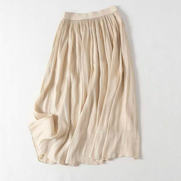 Moodne naiste seelik elastse vöökohaga