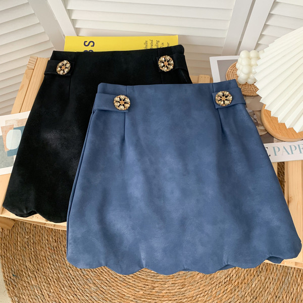 Moderna ženska kratka suknja visokog struka u četiri boje