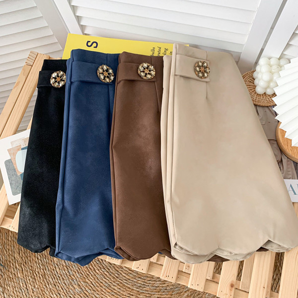 Moderna ženska kratka suknja visokog struka u četiri boje