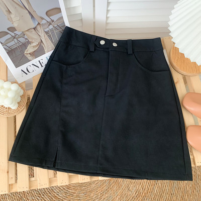 Jesensko-zimska ženska suknja visokog struka - A kroja