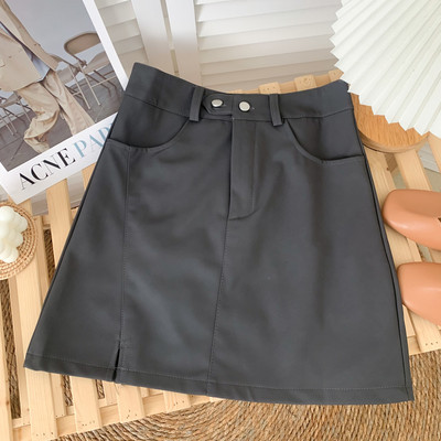 Jesensko-zimska ženska suknja visokog struka - A kroja