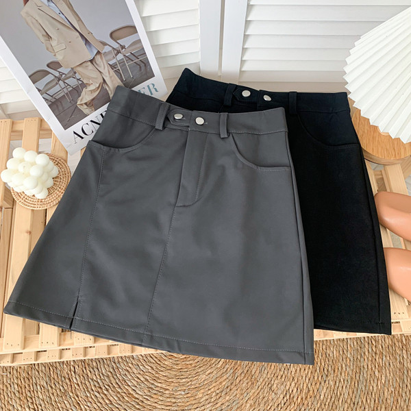 Jesensko-zimska ženska suknja visokog struka - A kroja