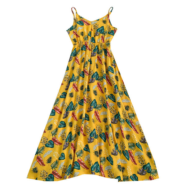 Õhukeste rihmadega vabaaja naiste kleit – mitmes värvitoonis