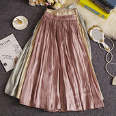 Fusta de dama cu elastic si talie inalta