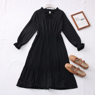 Νέο μοντέλο γυναικείο φόρεμα με μακριά μανίκια σε διάφορα χρώματα