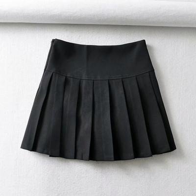 Lühike plisseeritud seelik naistele