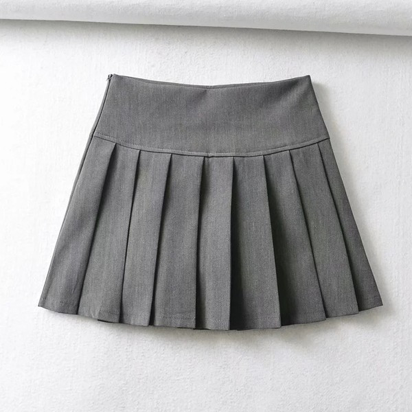 Lühike plisseeritud seelik naistele