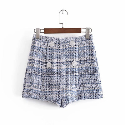 Φθινοπωρινή φούστα-παντελόνι με κουμπιά και ψηλή μέση