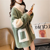 Geaca casual dama cu buzunare si cravate