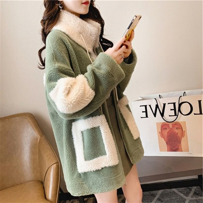 Geaca casual dama cu buzunare si cravate