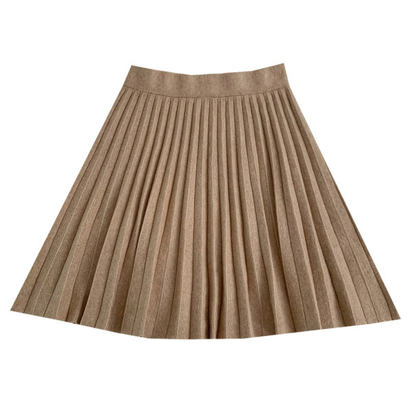 Uus mudel naiste kootud kleit A-joon