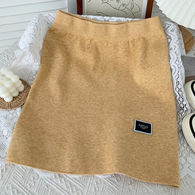 Γυναικεία πλεκτή φούστα φθινόπωρο-χειμώνας σε διάφορα χρώματα