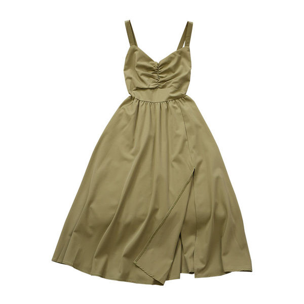 Γυναικείο μοντέρνο φόρεμα με spitz λαιμόκοψη