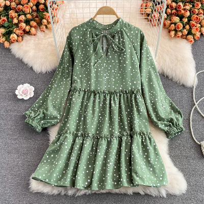 Moderna ženska haljina na vezice u više boja