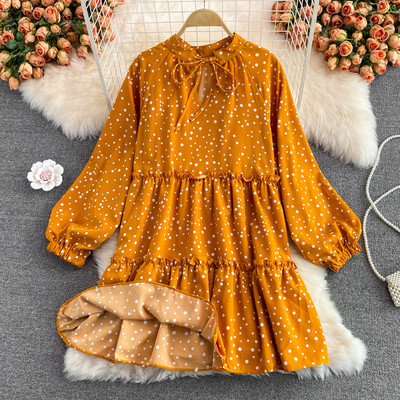 Moderna ženska haljina na vezice u više boja