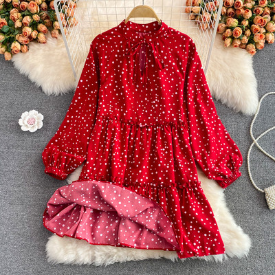 Moderna ženska haljina na vezice u više boja