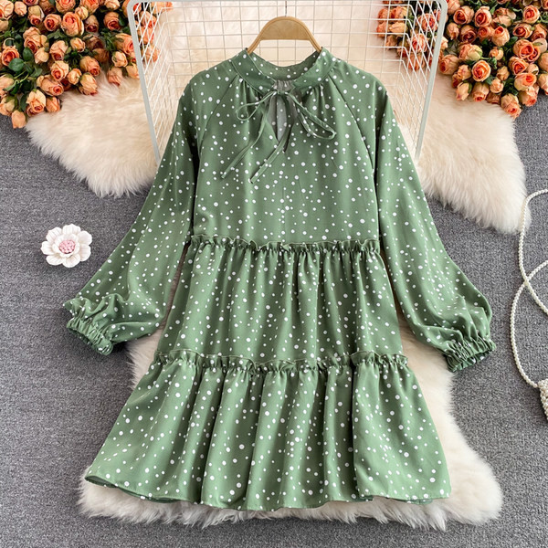 Moderna ženska haljina na vezice u više boja