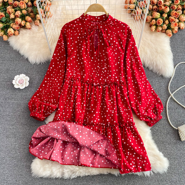 Moderna ženska haljina na vezice u više boja