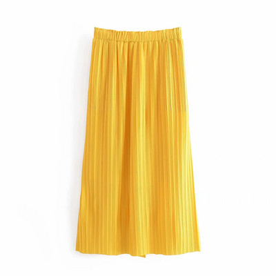 Pikk plisseeritud seelik elastse vöökohaga