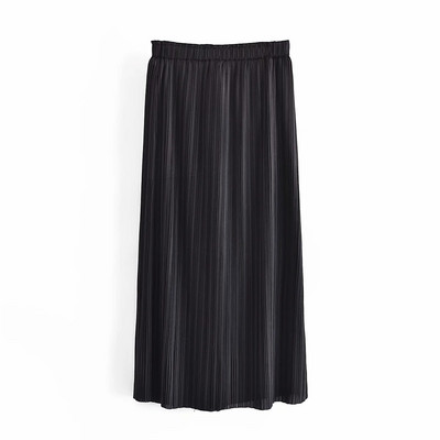 Pikk plisseeritud seelik elastse vöökohaga