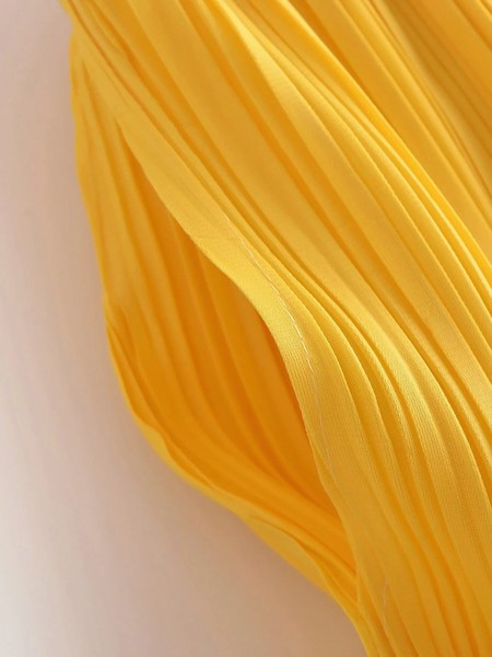 Pikk plisseeritud seelik elastse vöökohaga