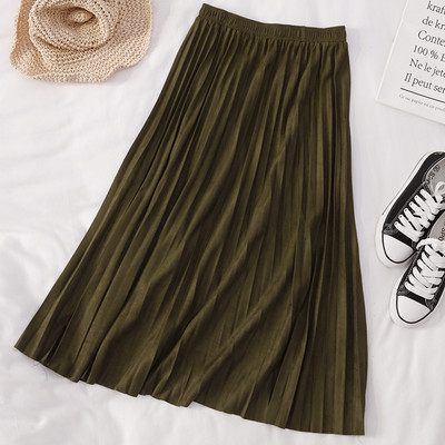 Γυναικεία πλισέ φούστα με ψηλή μέση