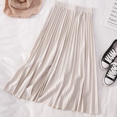 Γυναικεία πλισέ φούστα με ψηλή μέση