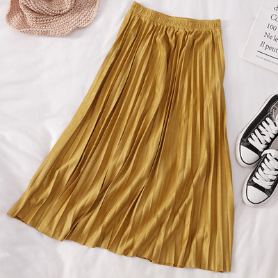 Γυναικεία πλισέ φούστα με ψηλή μέση