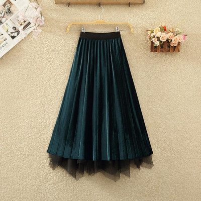 Γυναικεία μακριά φούστα με τούλι και ελαστική μέση