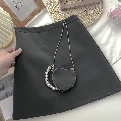 Naiste seelik ökonahast ja kõrge vöökohaga + kott