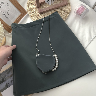 Naiste seelik ökonahast ja kõrge vöökohaga + kott