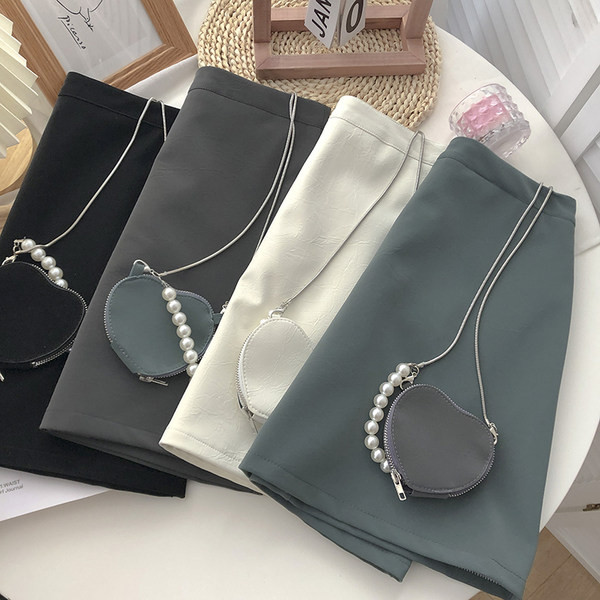 Naiste seelik ökonahast ja kõrge vöökohaga + kott