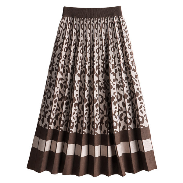 Нов модел плисирана пола с висока талия