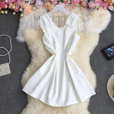 Rochie moderna de dama cu bretele late