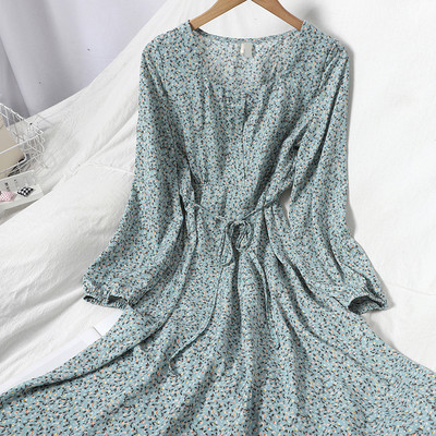 Kandilise kaelusega vabaaja naiste lõikega kleit