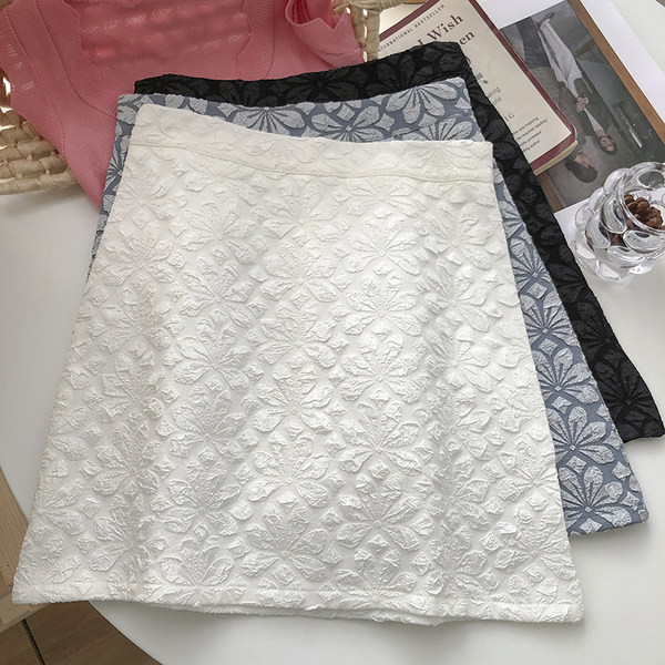 Naiste kõrge vöökohaga A-joone seelik