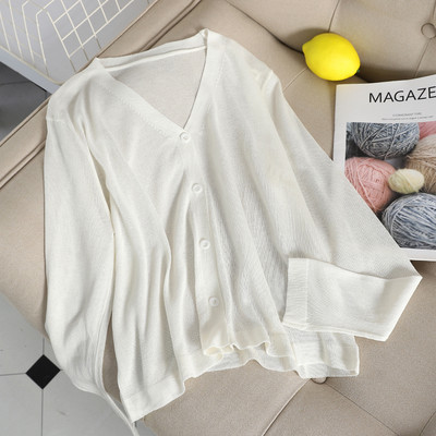 Naiste vest spits-kaelusega ja pikkade varrukatega - mitut värvi