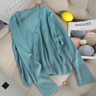 Naiste vest spits-kaelusega ja pikkade varrukatega - mitut värvi