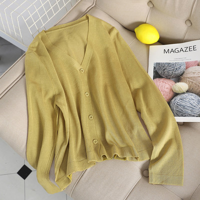 Naiste vest spits-kaelusega ja pikkade varrukatega - mitut värvi