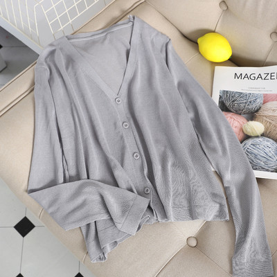 Naiste vest spits-kaelusega ja pikkade varrukatega - mitut värvi