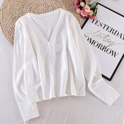 Naiste vest spits-kaelusega ja pikkade varrukatega - mitut värvi