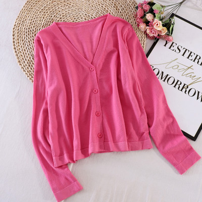 Naiste vest spits-kaelusega ja pikkade varrukatega - mitut värvi